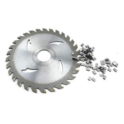 China Cutting Non Ferrous Metal Saw Blade Tips Tungsten Carbide Wear Parts ISO Standard supplier