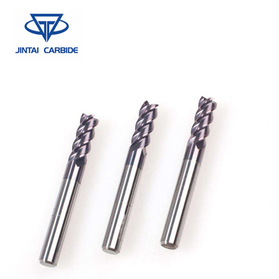 China Customized Solid Tungsten Carbide End Mill Cutter For Wood Machining supplier