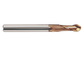 Golden Coating Blade Diameter 0.5mm-10mm Anti Corrosive 2 Flute Ball End Mill supplier