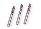Erosion Resistant 3 Flute 45 Degree Spiral End Mill / Tungsten Carbide Milling Cutter supplier