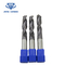 Hrc60 Tungsten Carbide Milling Cutter / 4 Flute ungsten Carbide End Mills supplier