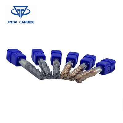 Tungsten Carbide 2f/4f Square Radius And Ball Nose End Mill For Aluminum supplier