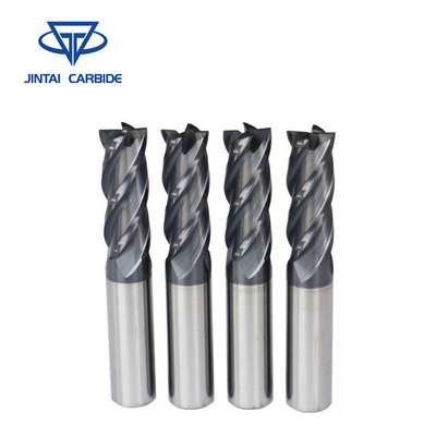 Solid Tungsten Carbide 2/4/6 Flute End Mill Cutter / Router Bit For Milling supplier