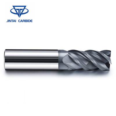 Tool Solid Carbide 4 Flute Cutting Tools CNC End Mill Wear Resistance supplier