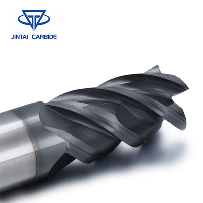 Tool Solid Carbide 4 Flute Cutting Tools CNC End Mill Wear Resistance supplier