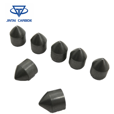 Mining Machinery Parts Carbide Button , DTH Hammers Drill Bits Medium Particle supplier